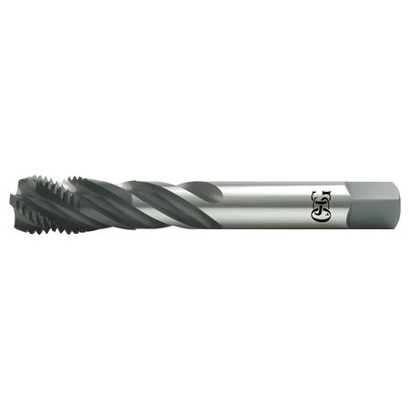 OSG Spiral Flute Tap, 1-1/8"-12, Modified Bottoming, UNF, 4 Flutes, Oxide 1302503101