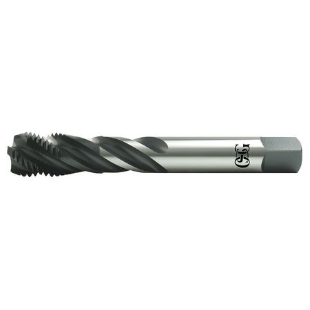 OSG Spiral Flute Tap, M24-3.00, Modified Bottoming, Metric Coarse, 4 Flutes, Oxide 1312700501