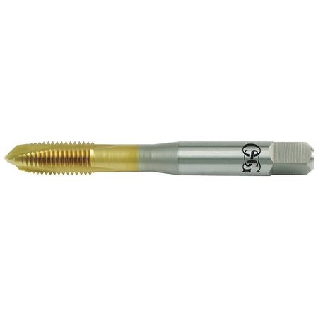 OSG Spiral Point Tap, M4-0.7, Plug, Metric Coarse, 3 Flutes, TiN 1111501605