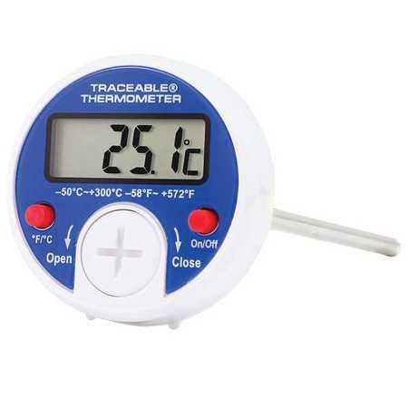 CONTROL CO NIST Traceable?ÐžÐ–??Ð“Ð–Ðº Digital Thermistor Thermometer, -58 Degrees to 572 Degrees F, Display: LCD 4042