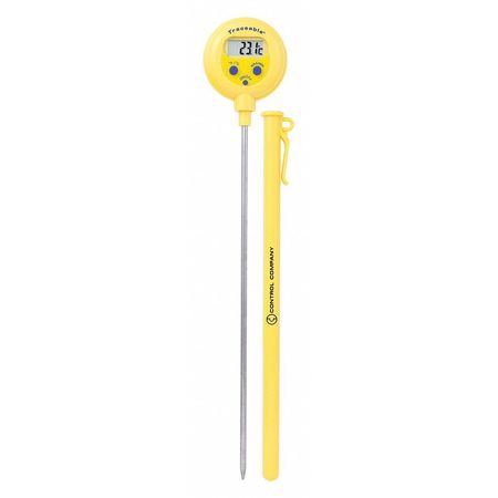 CONTROL CO 8" Stem Digital Pocket Thermometer, -58 Degrees to 572 Degrees F 4371