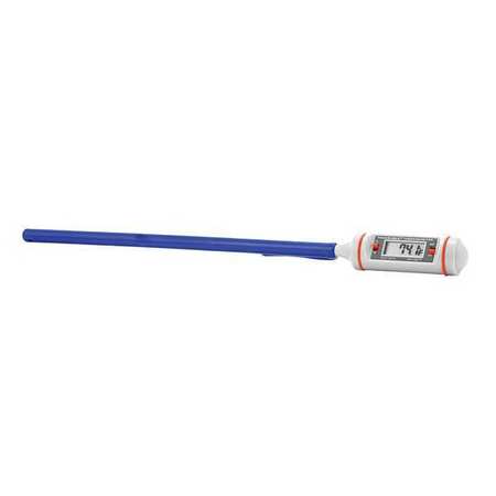 CONTROL CO 11-2/5" Stem Digital Pocket Thermometer, -58 Degrees to 482 Degrees F 4354
