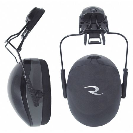 RADIANS Hard Hat Mounted Ear Muffs, 26 dB, Black CMT-26