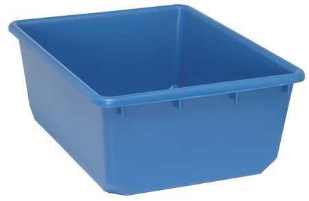 QUANTUM STORAGE SYSTEMS Nesting Container, Blue, Polypropylene, 24 1/2 in L, 19 in W, 9 1/2 in H TUB2419-9BL