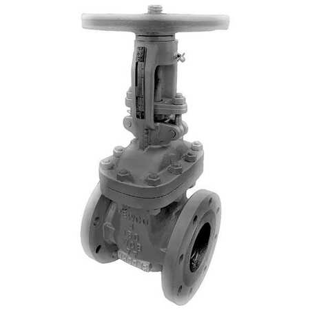 Newco Gate Valve, 4 In., Carbon Steel, Valve Class: Class 150 04-11F-CB2