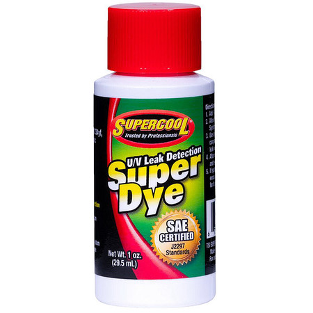 Supercool UV Leak Detection Dye, Green, Size 1 oz. 33003