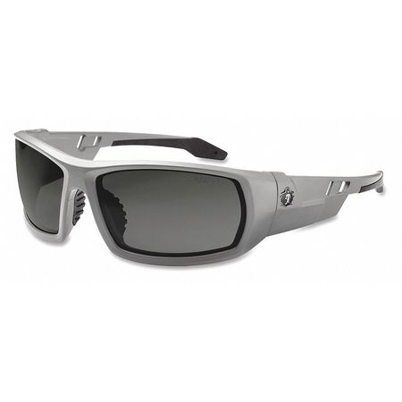 ERGODYNE Glasses, Safety, Smoke, Anti Fog, Smoke Anti-Fog, Scratch-Resistant 50130