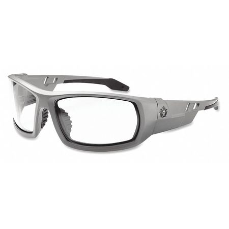 ERGODYNE Glasses, w/Fog Off, Safety, Clr, Clear Anti-Fog, Scratch-Resistant 50103
