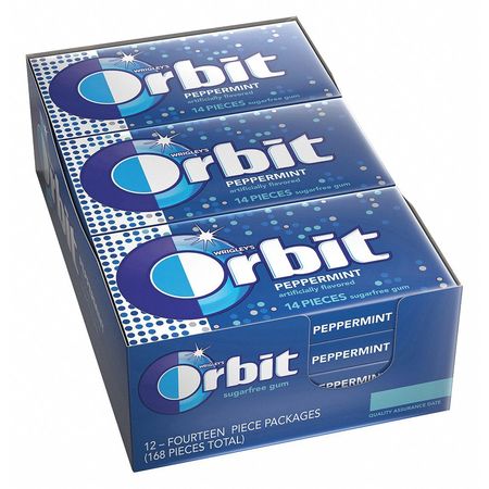 ORBIT Gum, Orbit Peppermint, 12 PK 21486