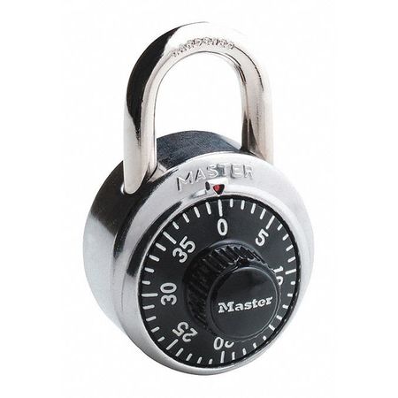 Master Lock Padlock, Combination, Sr 1500D