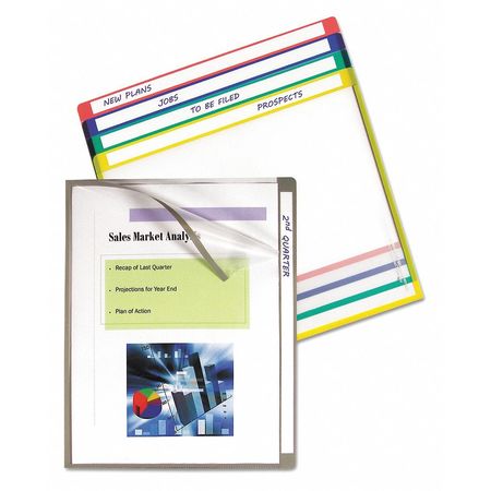 C-LINE PRODUCTS Write-On Folders, Letter, Assorted, PK25 62160