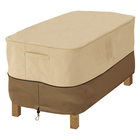 CLASSIC ACCESSORIES Veranda Cover, Small, Rec Ottoman/Side Table, 34"x24" 71992