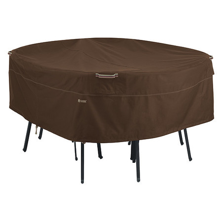 CLASSIC ACCESSORIES Madrona RainProof Round Patio Table/Chair Set Cover, 70"x23" 55-721-036601-RT