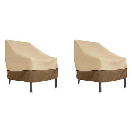 CLASSIC ACCESSORIES Veranda Large Lounge Chair Cover, 37"x38", 2PK 70912-2PK