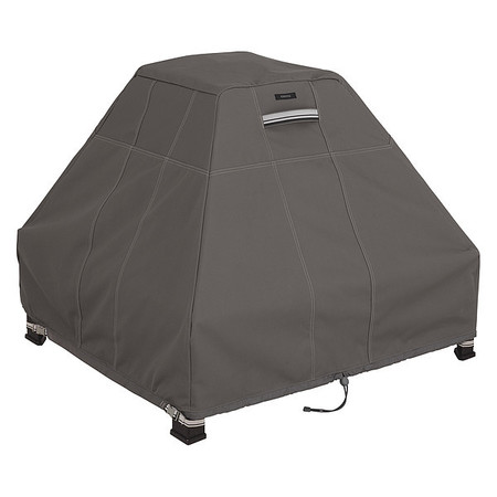 CLASSIC ACCESSORIES Fire Pit Cover, Cover, Stand Up Fire Pit, Grey 55-183-015101-EC
