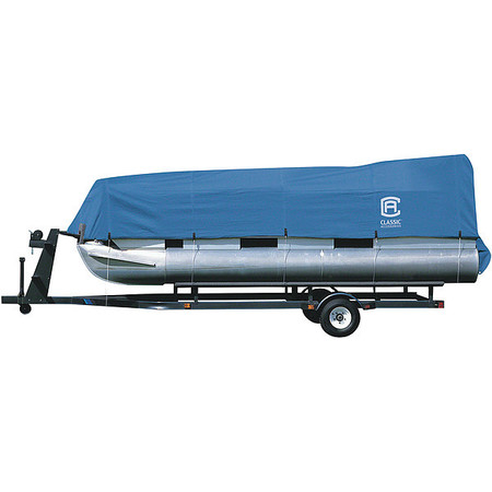 CLASSIC ACCESSORIES Stellex Pontoon Boat Cover, MdlB, Blue 20-151-090501-00