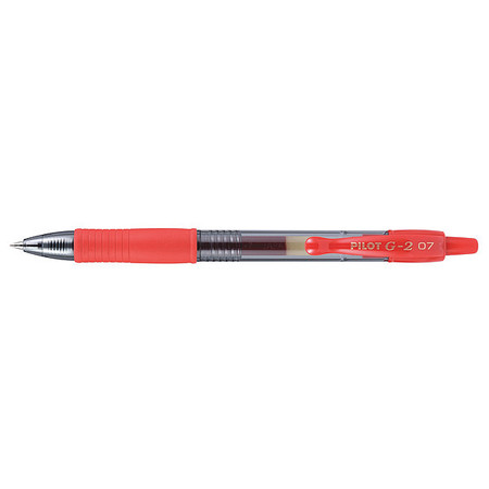 PILOT Pen, Gel, G2, Fine, Red, PK12 31022