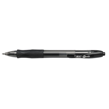 BIC Pen, Gelocity, Rt, 0.7Mm, Bk, PK12 RLC11BK