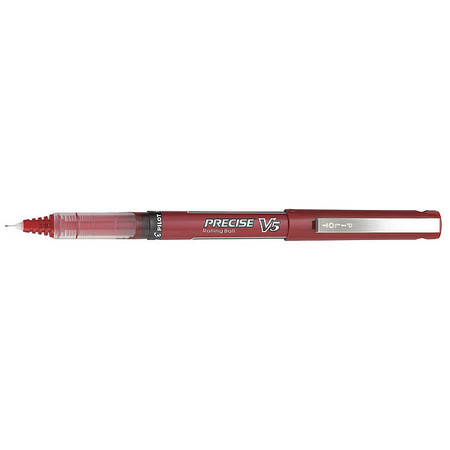 PILOT Pen, Precise, V5, Rb, 0.5Mm, Rd, PK12 35336