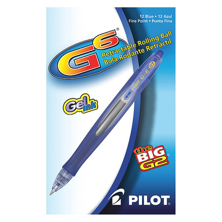 PILOT Pen, Rollball, G6, Ret, Fn, Be, PK12 31402DZ