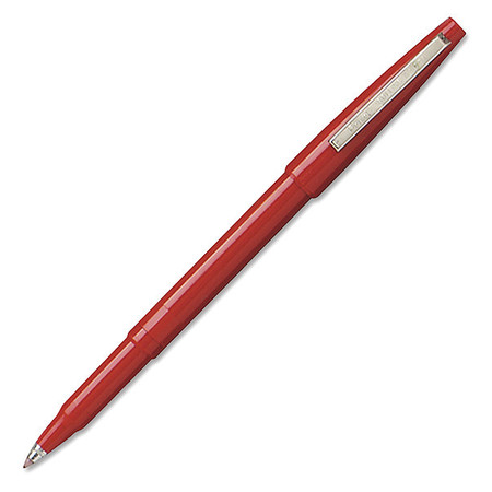 PENTEL Pen, Writer, Rollerbl, 0.8, Rd, PK12 R100B