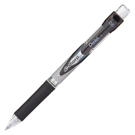 PENTEL Pencil, Mech, Esharp, 0.5Mm, Bk, PK12 AZ125A