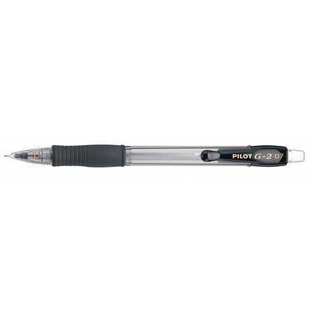 PILOT Pencil, Mech, G2, 0.7Mm, Bk, Dz, PK12 51015