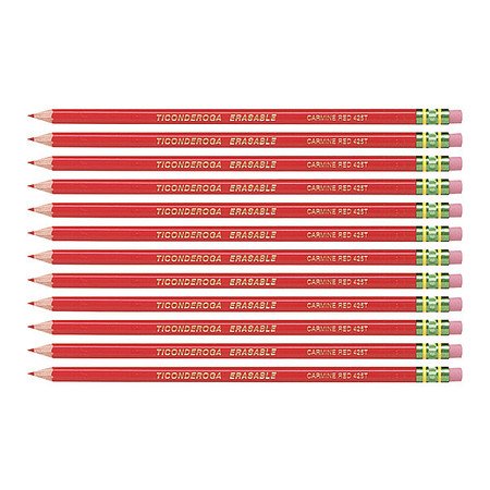 Ticonderoga Pencil, Erasable, Cme, 12Ea 14259