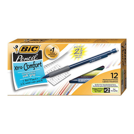 BIC Pencil, Xtra Comfort, 0.7, Dz, PK12 MPG11
