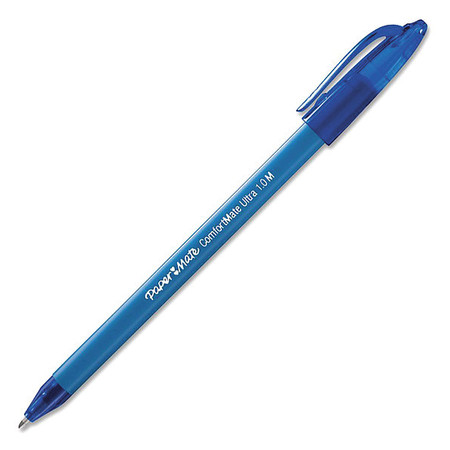 Paper Mate Pen, Comfortmate Ultra, Md, Be, PK12 6110187