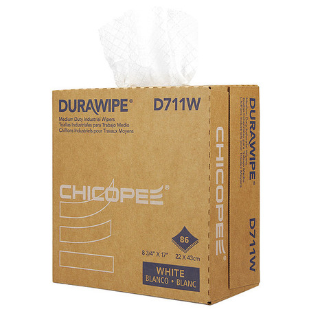 DURAWIPE Durawipe 700 Wiper, 1,032 Wipes, 12 PK D711W
