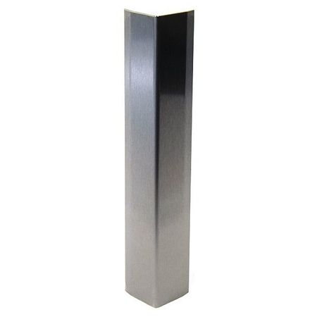 PAWLING Corner Guard, Stainless, Stainless, 3-1/2"W X 48"H CG-50-4