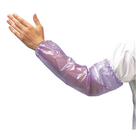 ZORO SELECT Chemical Resistant Sleeves, Vinyl, PK12 2818BV