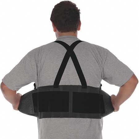 ZORO SELECT Back Support, 44in to 48in, 1-1/4in Knit 1908-XL