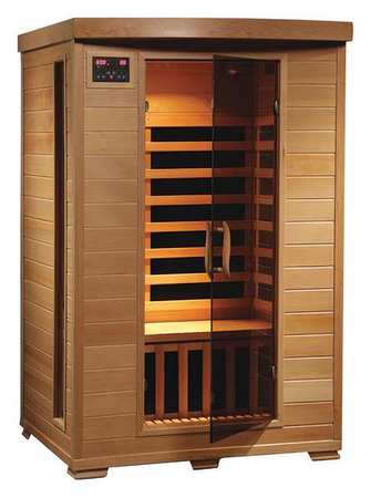 RADIANT Sauna, Std, 2 ppl, Carbon Heater, Hemlock BSA2409