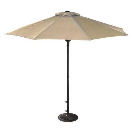 Island Umbrella Market Umbrella, 9 ft. dia., Champagne NU5419CH
