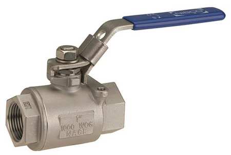 NIBCO 1" FNPT Stainless Steel Ball Valve 2-Way NL95X0A