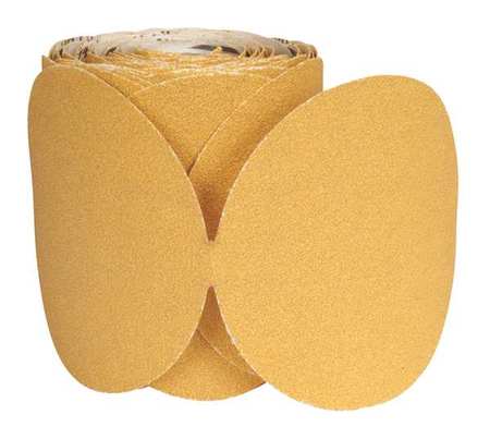 Norton Abrasives PSA Paper Disc Roll, 5 in. dia., 400 Grit 66261149821