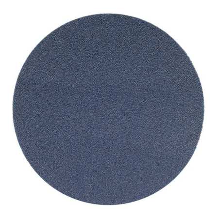 NORTON ABRASIVES PSA Paper Disc, 5in dia, 80 Grit, Blue, PK50 66261125244