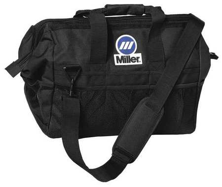MILLER ELECTRIC Bag/Tote, Tool Bag, Black, Polyester, 22 Pockets 228028