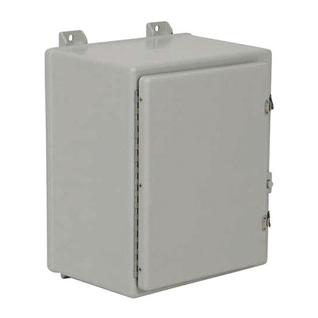 Wiegmann Fiberglass Enclosure, 48 in H, 12 in D, NEAM 4X, Hinged HW-N4X483612CH