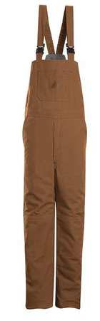 VF IMAGEWEAR Bib Overalls, Brown, 46-1/2 In x 31-1/2 In BLN4BD RG XL