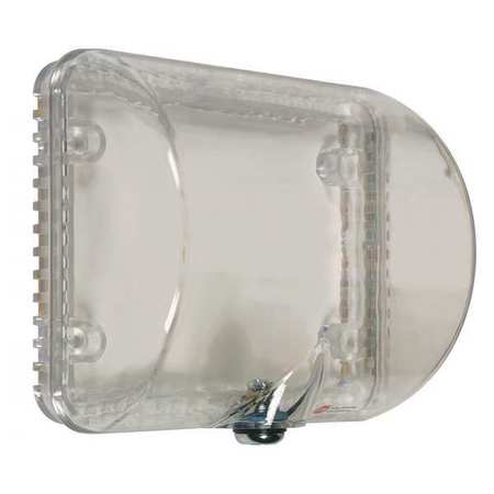 Safety Technology International Surface Mount Clear Poly Thermostat Cover, Small With Key Lock 4-5/8" H X 3" D STI-9105