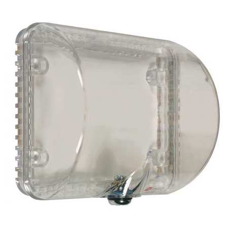 SAFETY TECHNOLOGY INTERNATIONAL Surface Mount Clear Poly Thermostat Cover, Small With Key Lock 4-5/8" H X 3" D STI-9105