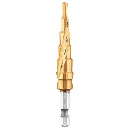 Dewalt 3/16" - 1/2" IMPACT READY(R) Step Drill BIt DWA1784IR