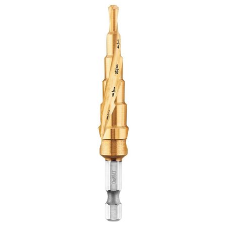 Dewalt 3/16" - 1/2" IMPACT READY(R) Step Drill BIt DWA1784IR