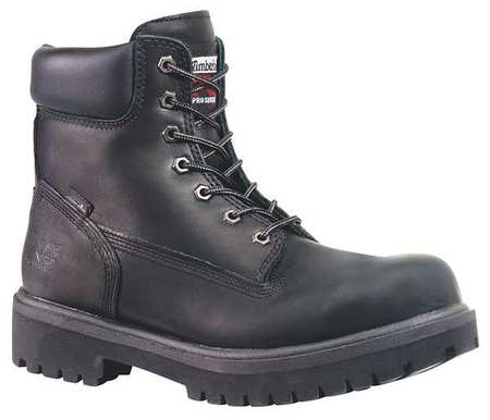 TIMBERLAND PRO 6-Inch Work Boot, M, 14, Black, PR TB126036001