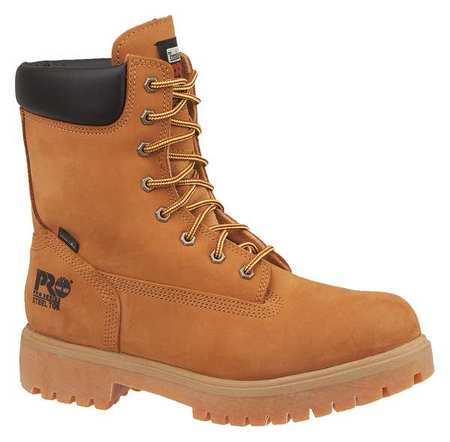 Timberland Pro Size 12 Men's 8 in Work Boot Steel Work Boot, Wheat TB026002713