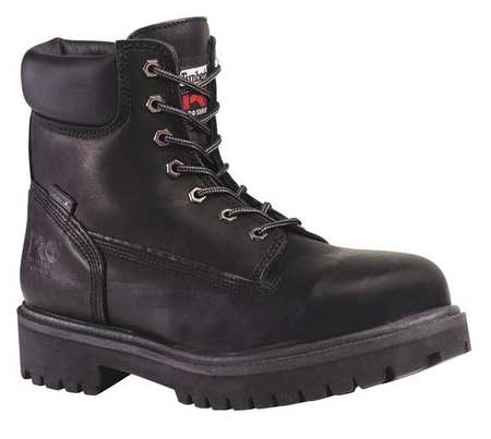 TIMBERLAND PRO 6-Inch Work Boot, W, 15, Black, PR TB126038001