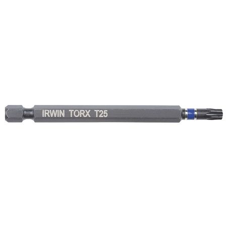 IRWIN Insert Bit, Power, Single End, Hex Shank IWAF33TX25